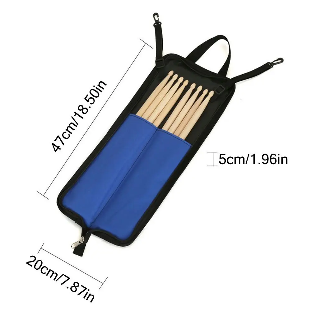 Oxford Drumstick Storage Pouch Portable Thickening Waterproof Drum Sticks Bags Large Capacity Drumstick Protector Case