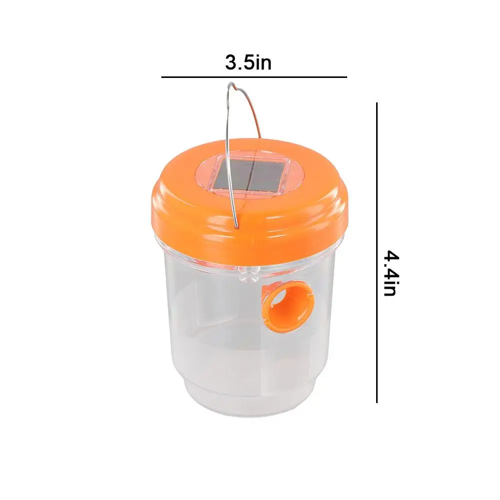 Solar Mosquito Insect Catcher Light Outdoor Intelligent Induction Hanging Tree Mosquito and Insect Trap Light Non-toxic Bee Trap