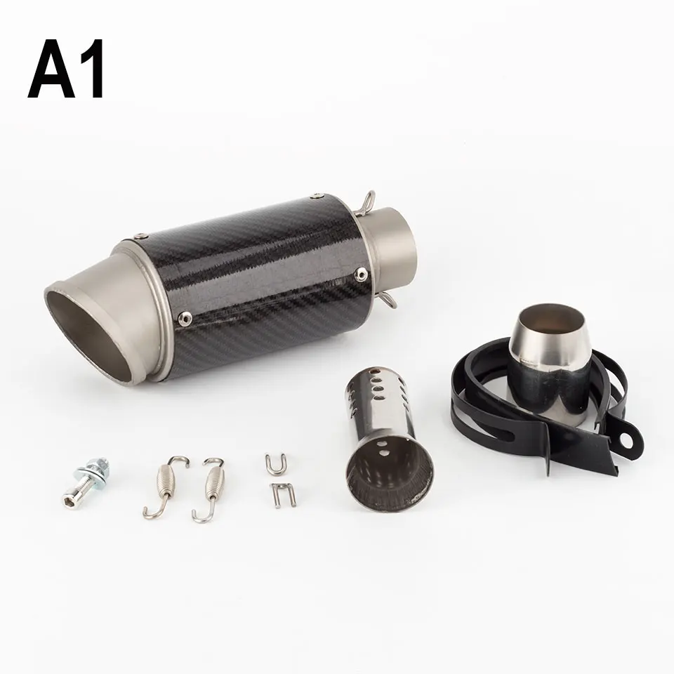 36-51mm Motorcycle exhaust with DB killer AR exhaust muffler for ZX6R GSX1300R Z1000 NINJA650 CBR650 CBR1000RR KLX VERSYS 1000 - Image 5