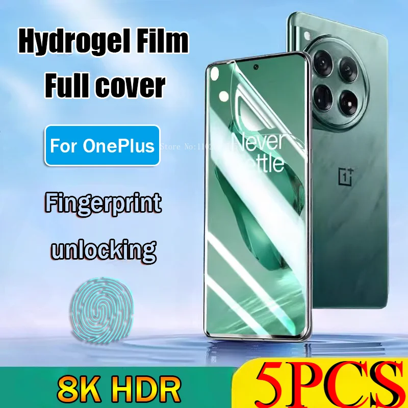 4-Pack Hydrogel Screen Protector Film