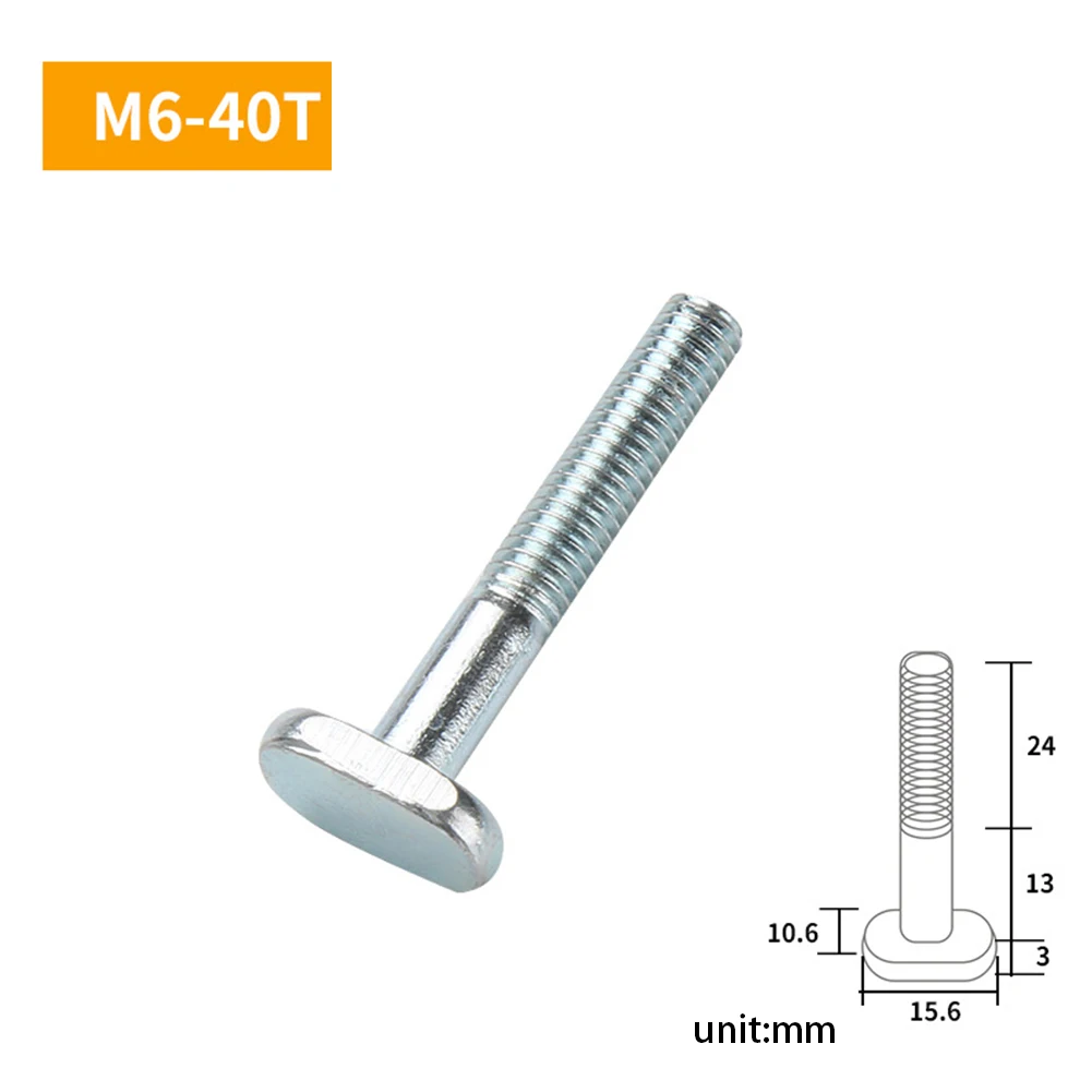 Woodworking Table Saws And Band Saws 1*T-Track Accessories M6 Nut Handle M6-40 Screw M6-70 Screw