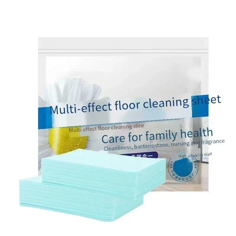 50/30Pcs Floor Cleaning Sheet Multifunctional Household Fragrance Floor Decontamination and Brightening Tile Cleaning Tool