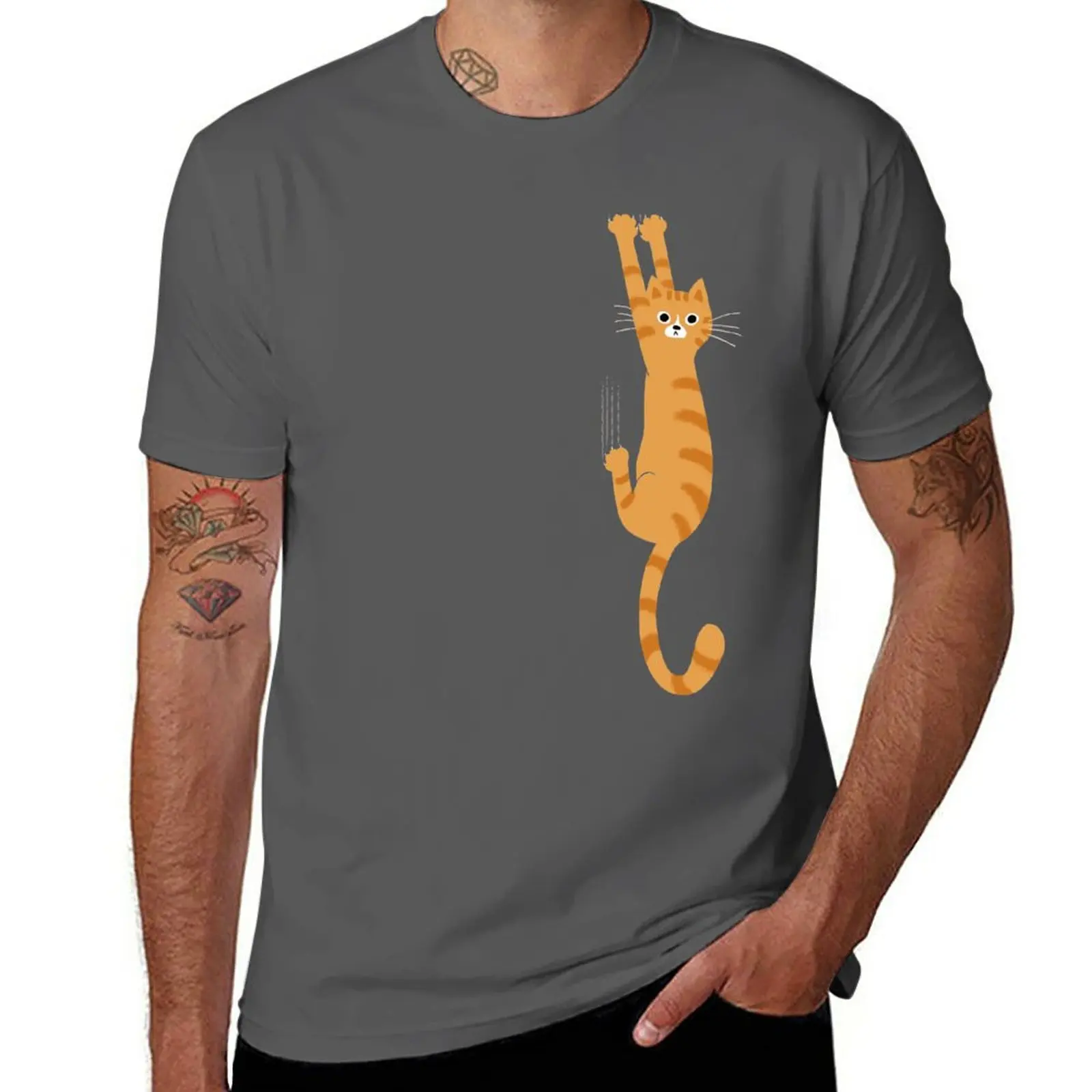 Estampado Gato Gafas Camiseta Sin Mangas Neverless - Estampado De Gato Con Gafas, 100% Algodón Tank Top Hombre Gato