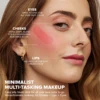 1PC Multifunctional, Glossy, Brightening, Natural, Pigmented, Easy To Apply, Blush, Eye Shadow, Lip Balm, Valentine's Day Gift 5