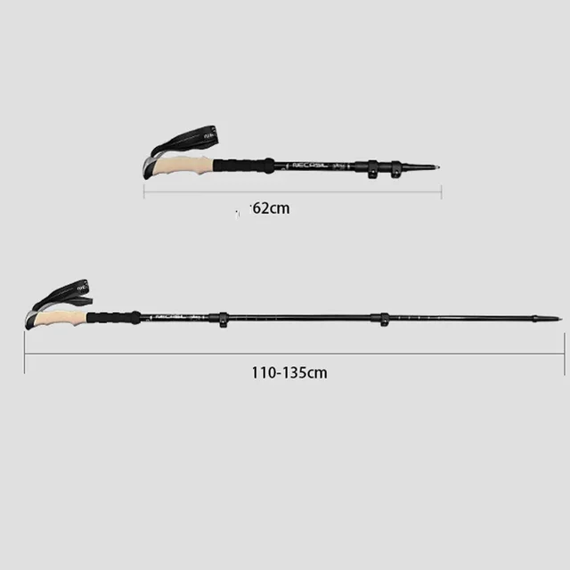 Trekking Poles Ultralight Telescopic Adjustable 6