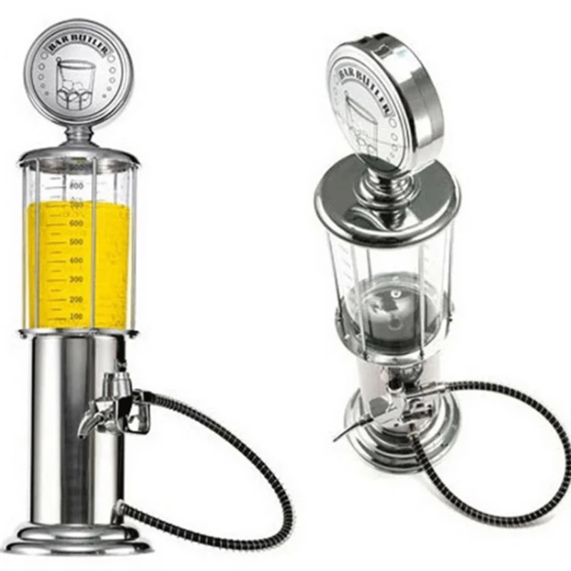 

bar creative draft beer barrel wine separator 1 liter gas station jiger drink barrel wine cannon wine tower draft