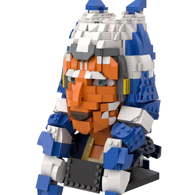 

MOC-87040 Space Wars Ahsokas-tano экшн-фигурки шлем коллекция бюст набор строительных блоков Кирпичи идеи для фильмов игрушки Детский подарок