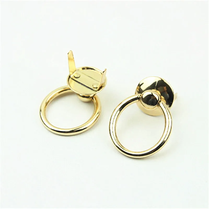 20pcs ID25mm Bag Hanging O Ring Buckles Female Bag Side Chain Nail Ring Hook DIY Luggage Strap Hardware Accessories