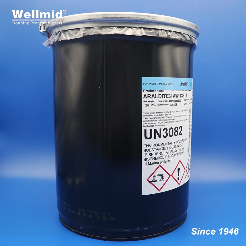 ARALDITE-resina epoxi con AW139-1 endurecedor, adhesivo de relleno de 2  componentes, pegamento de resistencia química, HW5323-1