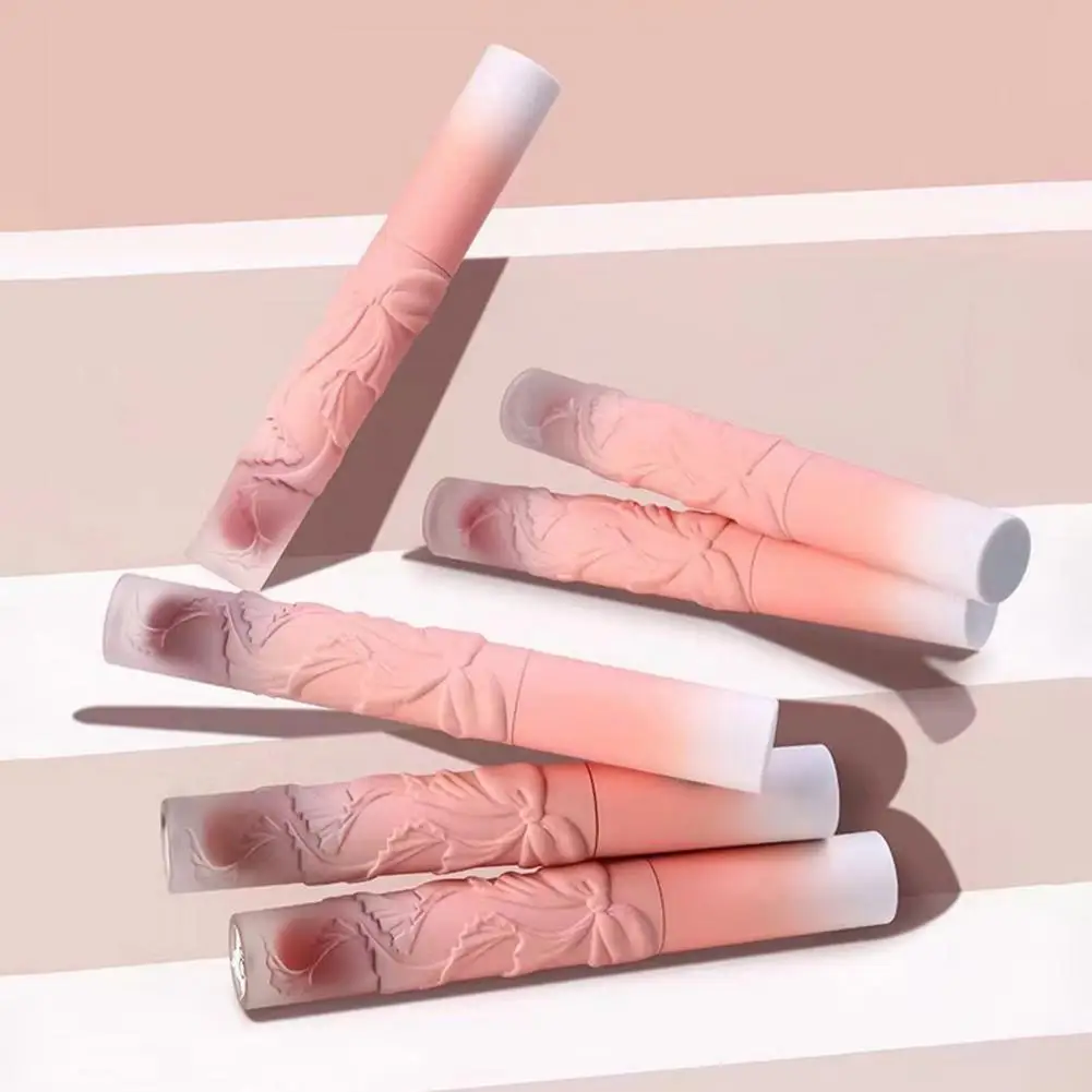 

Lip Glaze Relief Bow Mousse Fog Nude Lip Gloss Long-lasting Hydrating Easy to Color Lip Gloss for All-day Comfort