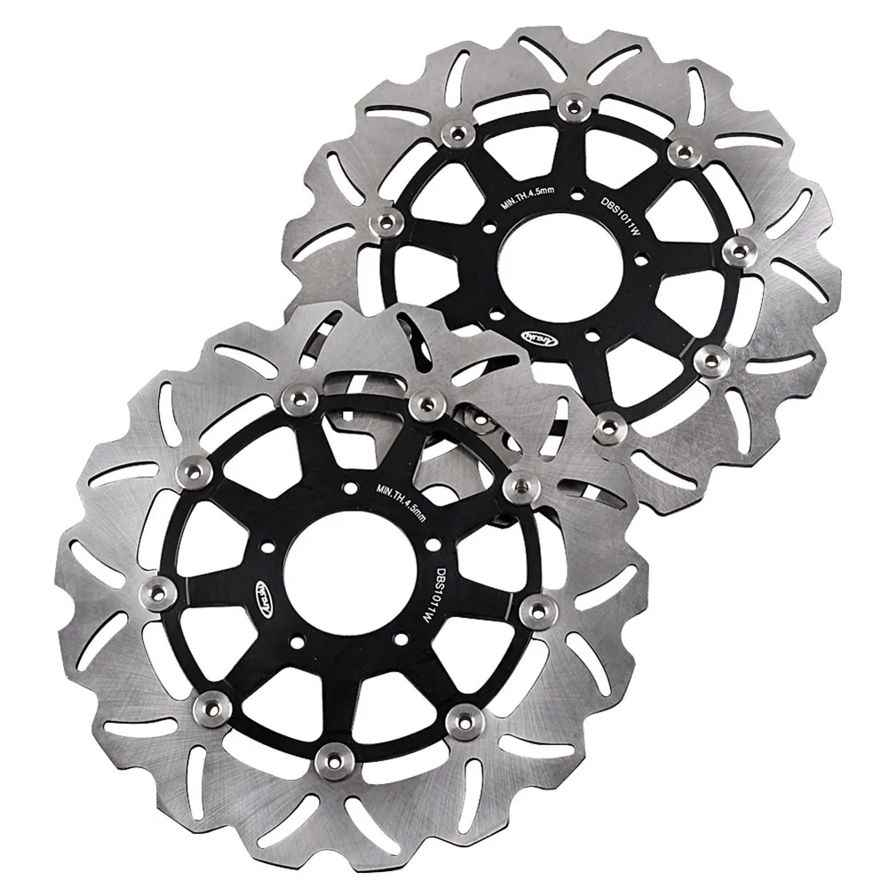 

Motorcycle Front Brake Disc Rotors for Kawasaki KLV1000 2004-2007 & For Suzuki DL650 DL1000 V-STROM /SV1000 /SV1000S Black