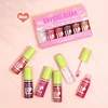 Lip Gloss Set Lipgloss Makeup Set Lip Oil Mirror Long Lasting Bb Lip Transparent Makeup Shine Glitter Lip Oil Cosmetic 6 Color 1