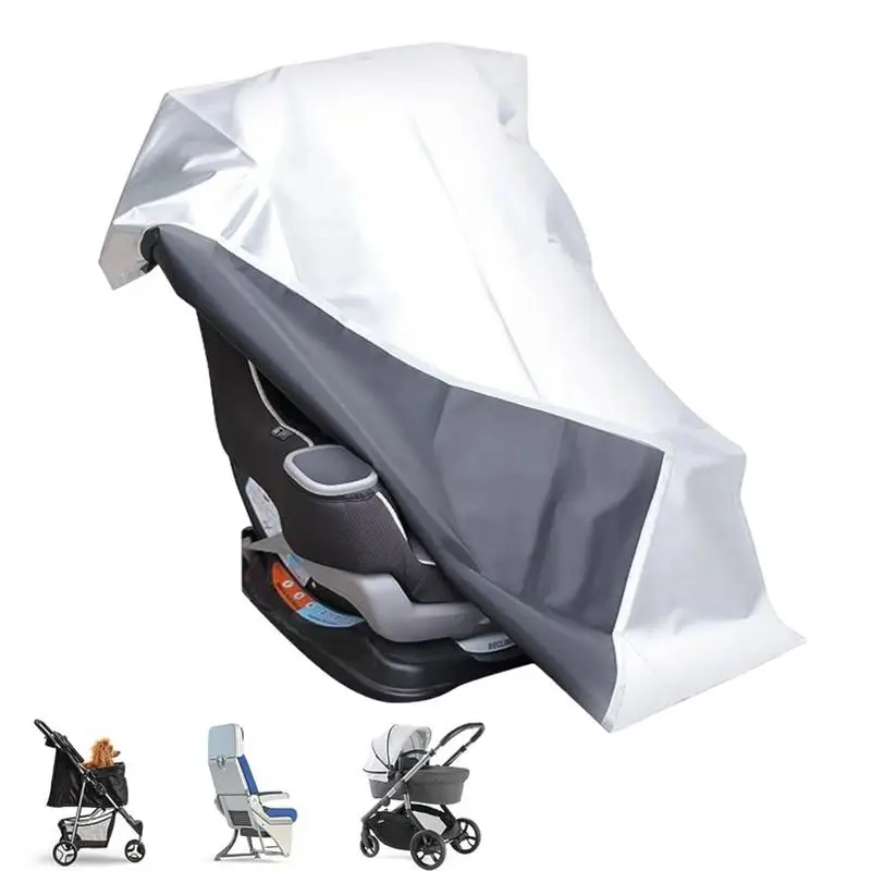 

Baby Safety Seat Sun Shade Seat Cover for Babies Boy Stroller Cover Sun Shield Baby Carrier Sun Visor Stroller Heat Protector