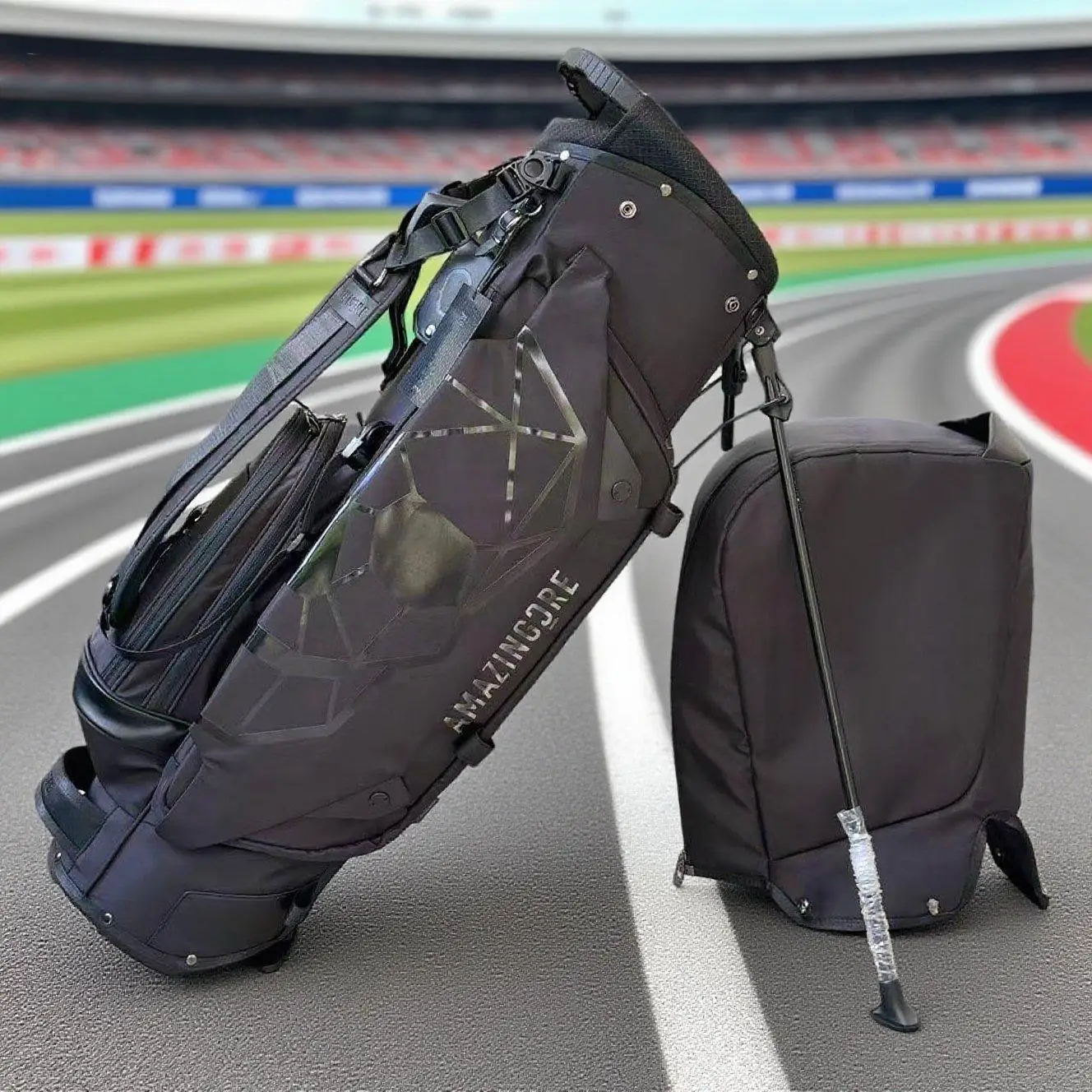 Description Picture 4 of itemGolf Bag Lightweight New Men's and Women's Golf Logo Bracket Club Bag (khaki/black)