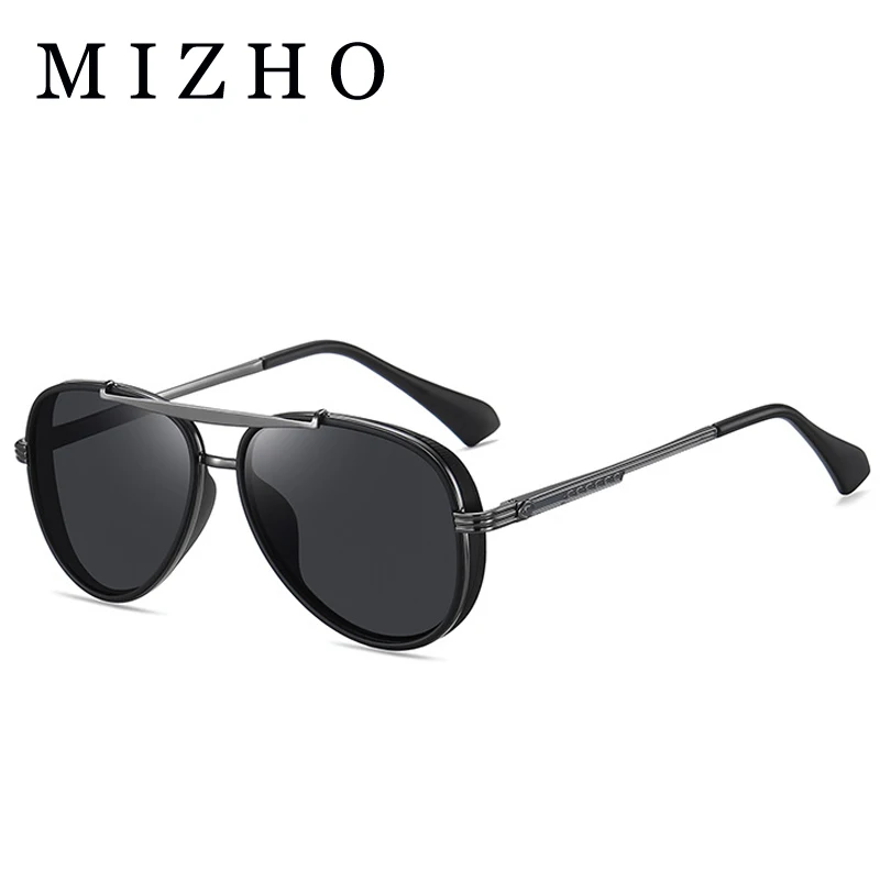 

MIZHO Busines Retro Sunglasses Men Polarized UV Protection Driving Pilot Traveling Luxury Sunglass Women Brand Design