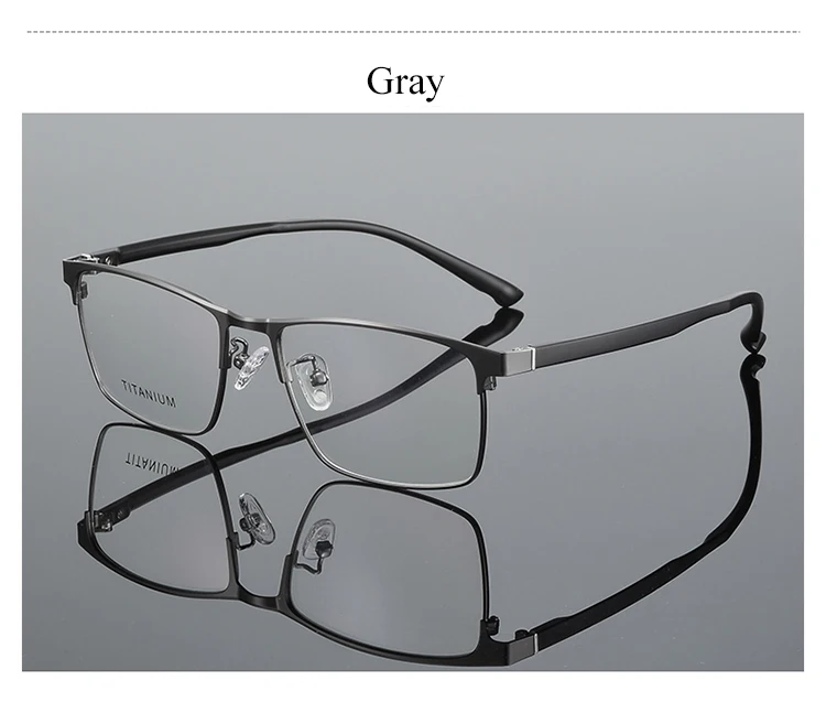 Bclear progressive Korrektur brille Männer multifokale Vollrand brille männliche optische Myopie Hyperopie Brille benutzer definierte Linse – Detail 10