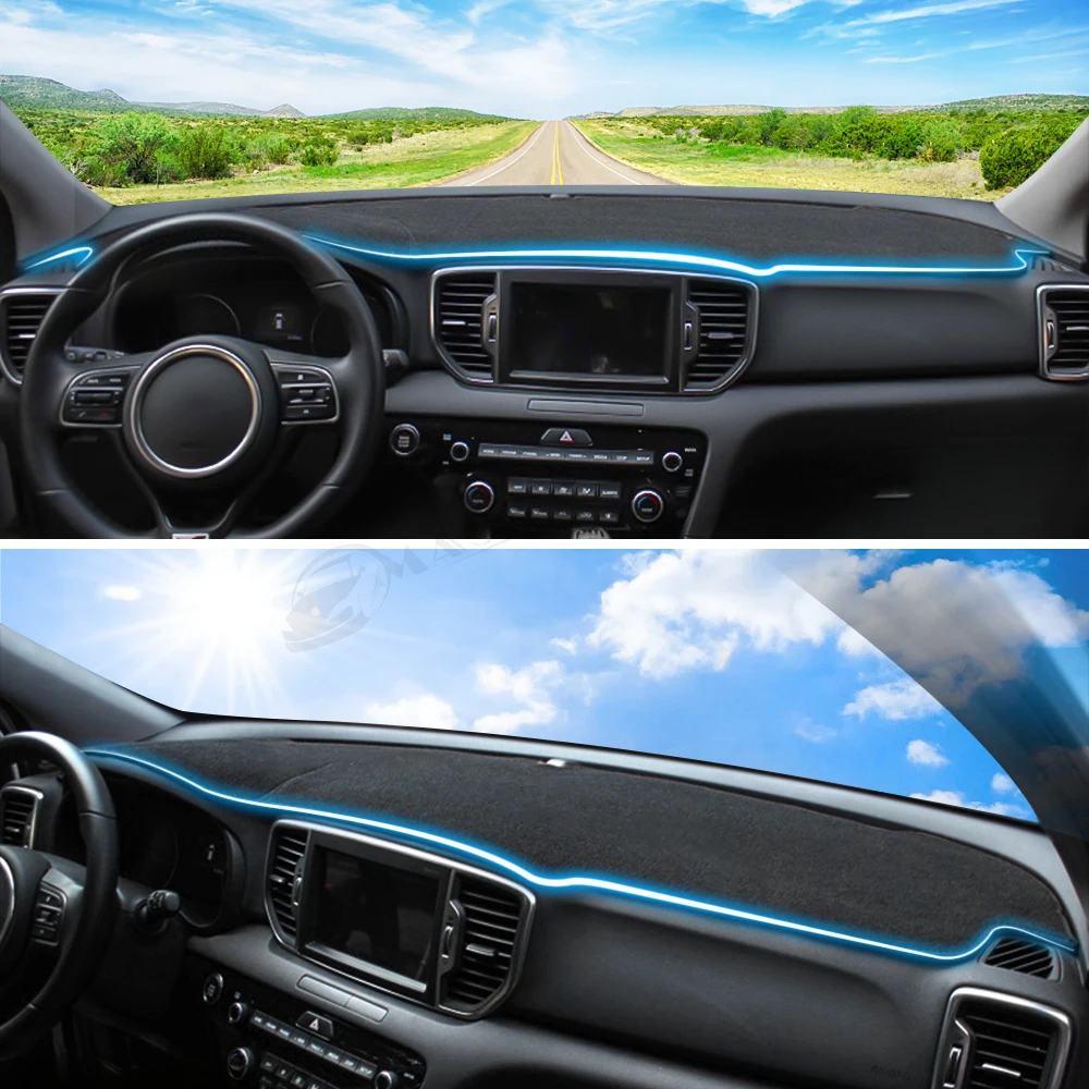Premium Anti-UV Non-Slip Dashboard Cover Mat