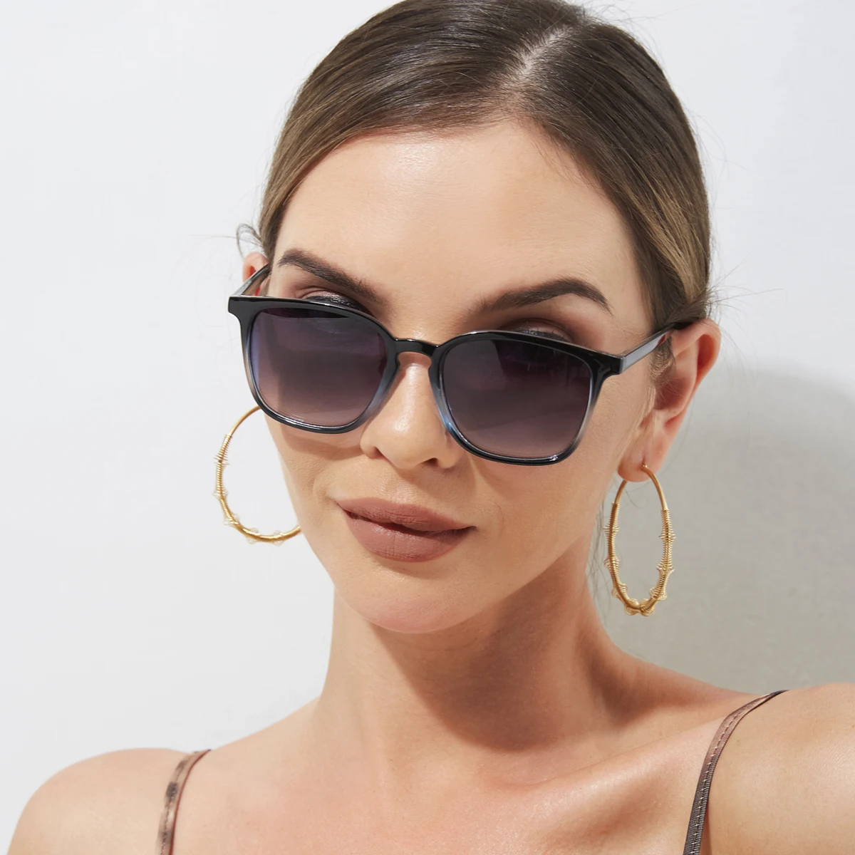 Square Small Sunglasses Women Rectangle Frame Purple Colorful Sun Glasses Female Oculos Y2K Retro Gradient Hip Hop Shades UV400_voghion.com
