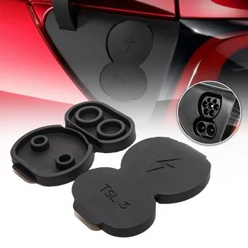 Per Tesla Modello 3 Accessori Europa Spina Porta di Ricarica Per Auto Copertura Protettiva Antipolvere Modello di Auto Y Modello 3 Accessori 2021 2022 2023