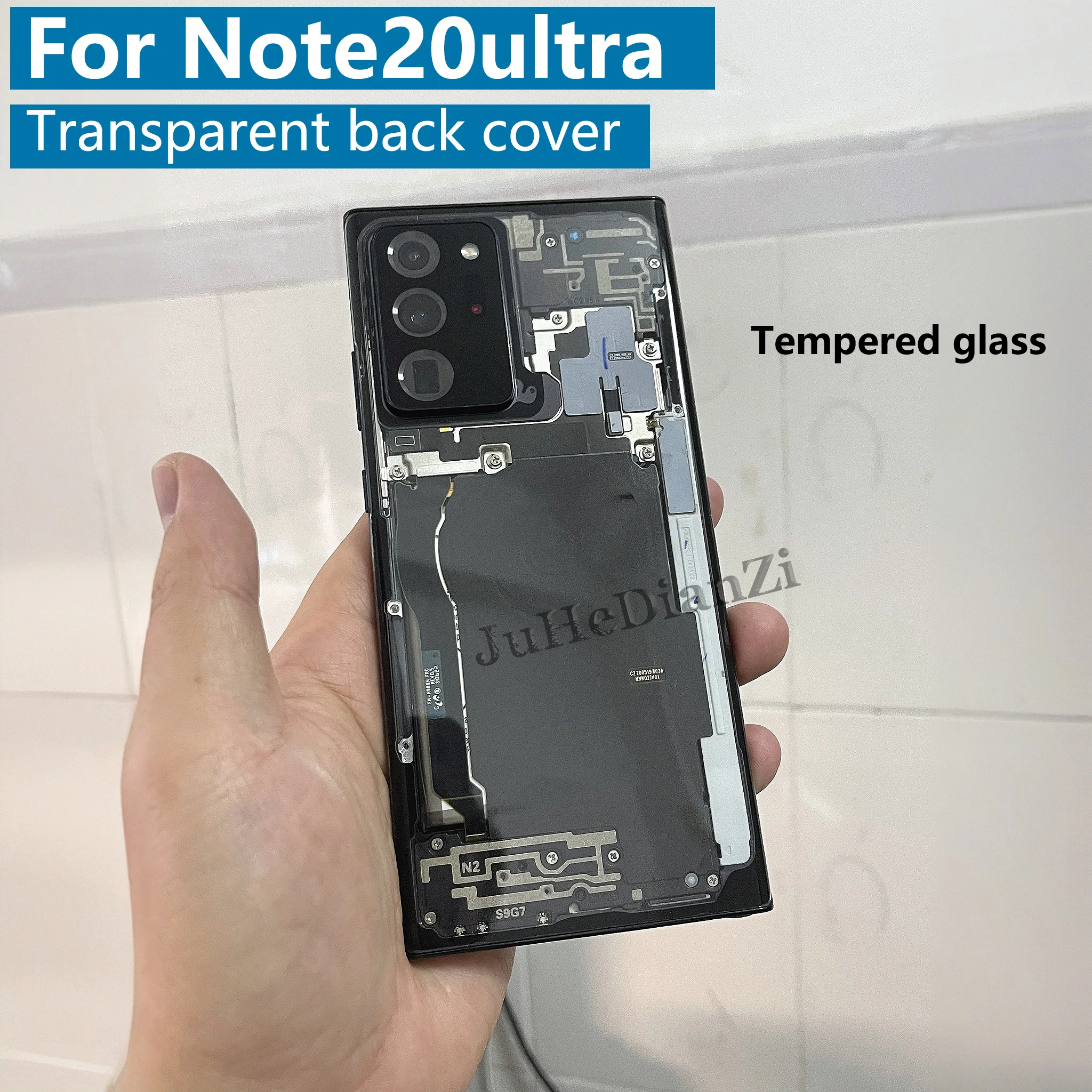 Back-Glass-Transparent-For-Samsung-Galaxy-S20-S20Plus-S20u-S21ultra ...