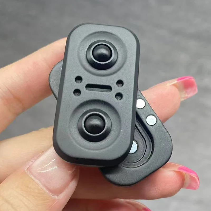 Magnetic Owl Fidget Slider - Metal EDC Desk Toy