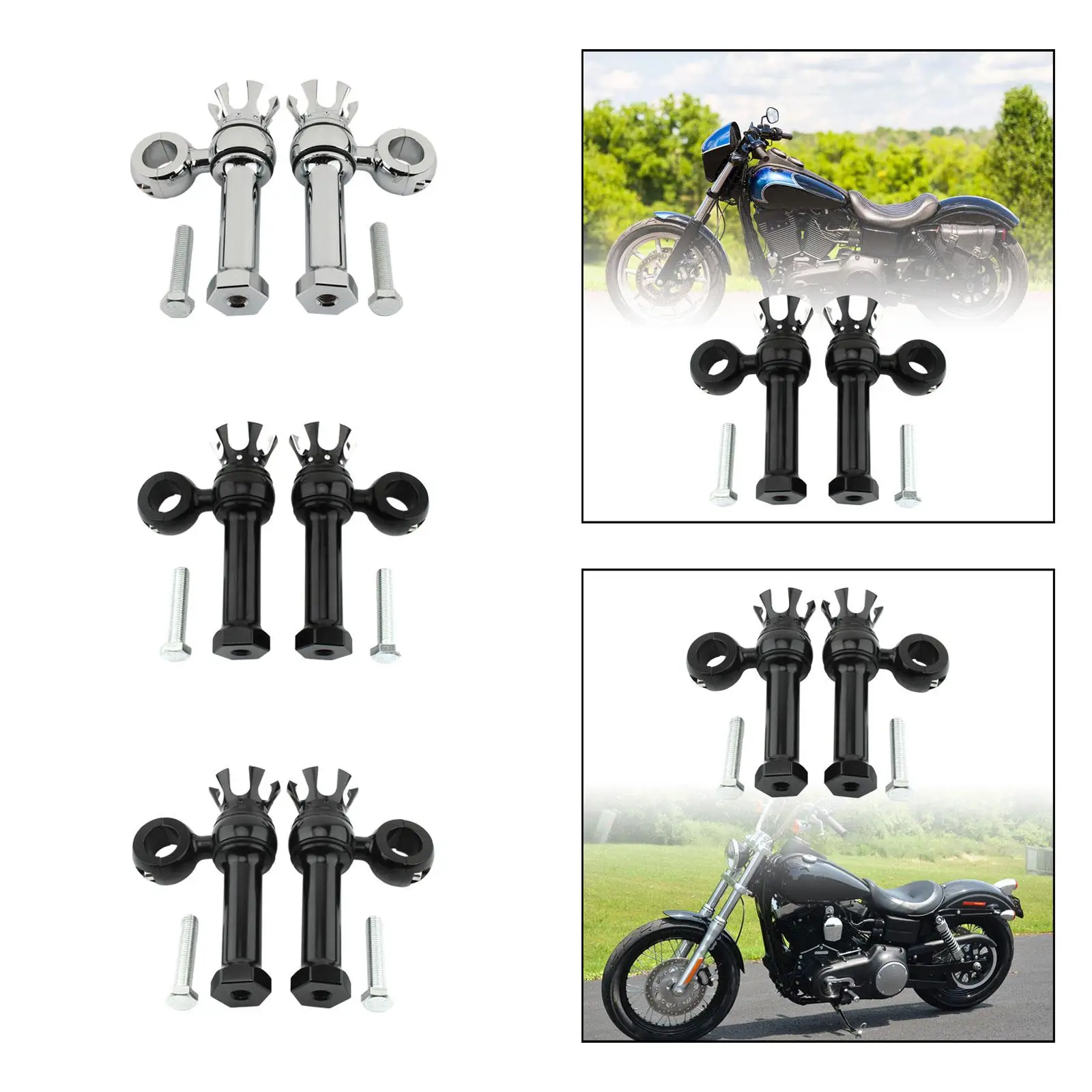 Фото Универсальный подъемник на руль мотоцикла для Dyna Fat Bob Cvo Fxdfse : 2009 №4