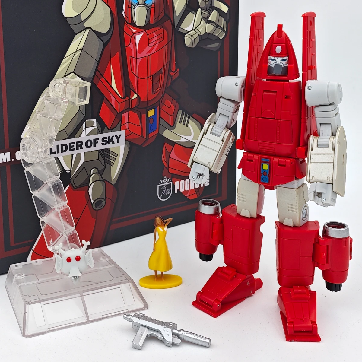 ロボットフィギュア 　　現状販売　お値下げ依頼で一時的に下げてます ポケットおもちゃ Pt-M01 PTM01 PT M01 変換パワーグライド G1