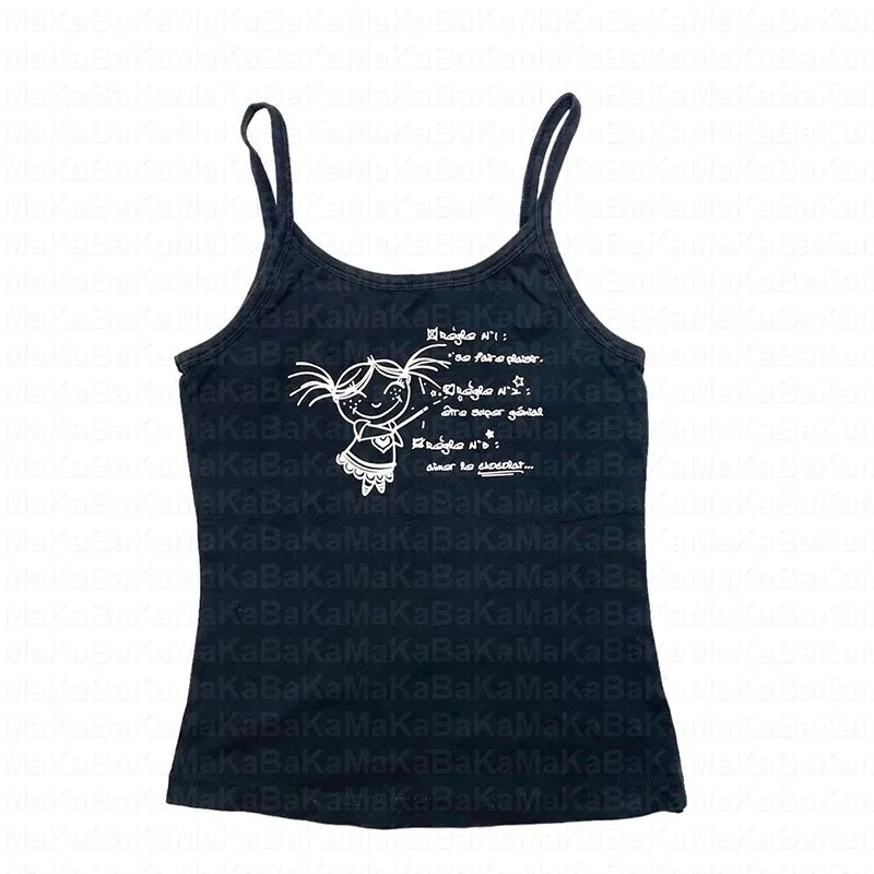 Women's Sleeveless Tank Top Vintage Punk Grunge Fairy Corset Digital