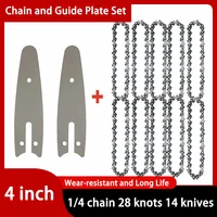 4 Inch Chainsaw for Wood Cutting Wireless Mini Saw Chain Guid Portable Electric Saw Mini Chainsaws Logging Saw Chain Accessories 1