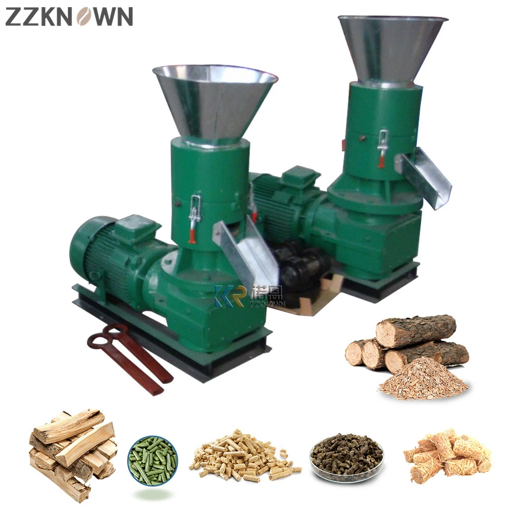 300 500kg/h Animal Poultry Feed Pellets Pelletizer Pakistan Biomass Fuel Wood Pellet Making