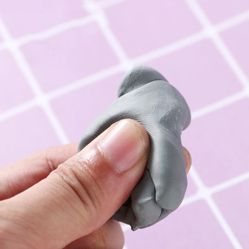 Pencil Eraser Plasticity Soft Rubber Eraser Student Drawing Sketch Highlight Novelty Plasticine Pencil Eraser Art Supplies Stationery 1pcs