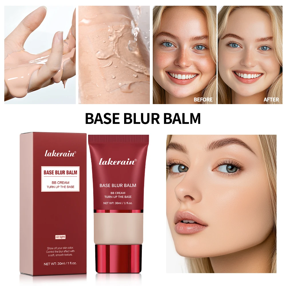 Base Blurring Foundation 5Colors Long Lasting 24H Control Oil Smooth Matte Balancing Shine Base Bronze Cosmetics Makeup