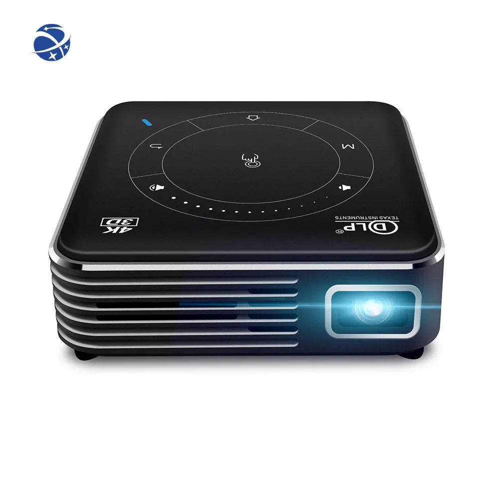 Yyhc 2022 Più Nuovo Proiettore Salange P11 3D Dlp Android 9.0 Mini Decodifica Portatile Proiettore 4K 5G Wifi Proiettore Home Cinema