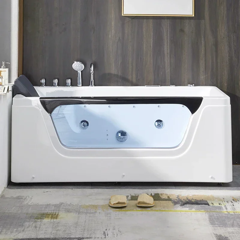 Bathtub home adult intelligent constant temperature heating massage magic bubble taste high-end new bath waterfall bath 4