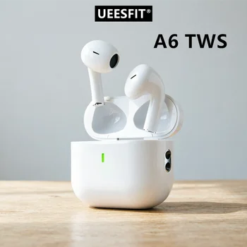 UEESFIT A6 TWS Bluetooth Earphone ENC Mini Wireless Earbuds Noise Cancelling Sport Headsets Gaming Headphone For Smartphone 1
