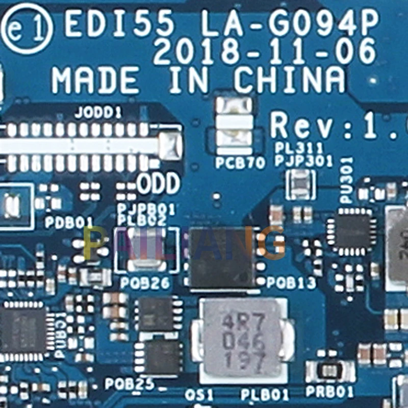Placa-mãe para Dell 3482 3852 3582 Laptop La-g094p 06p8x8 0887w5 N4000 N4020 N5000 N5030 Testado Completamente - Imagem 4