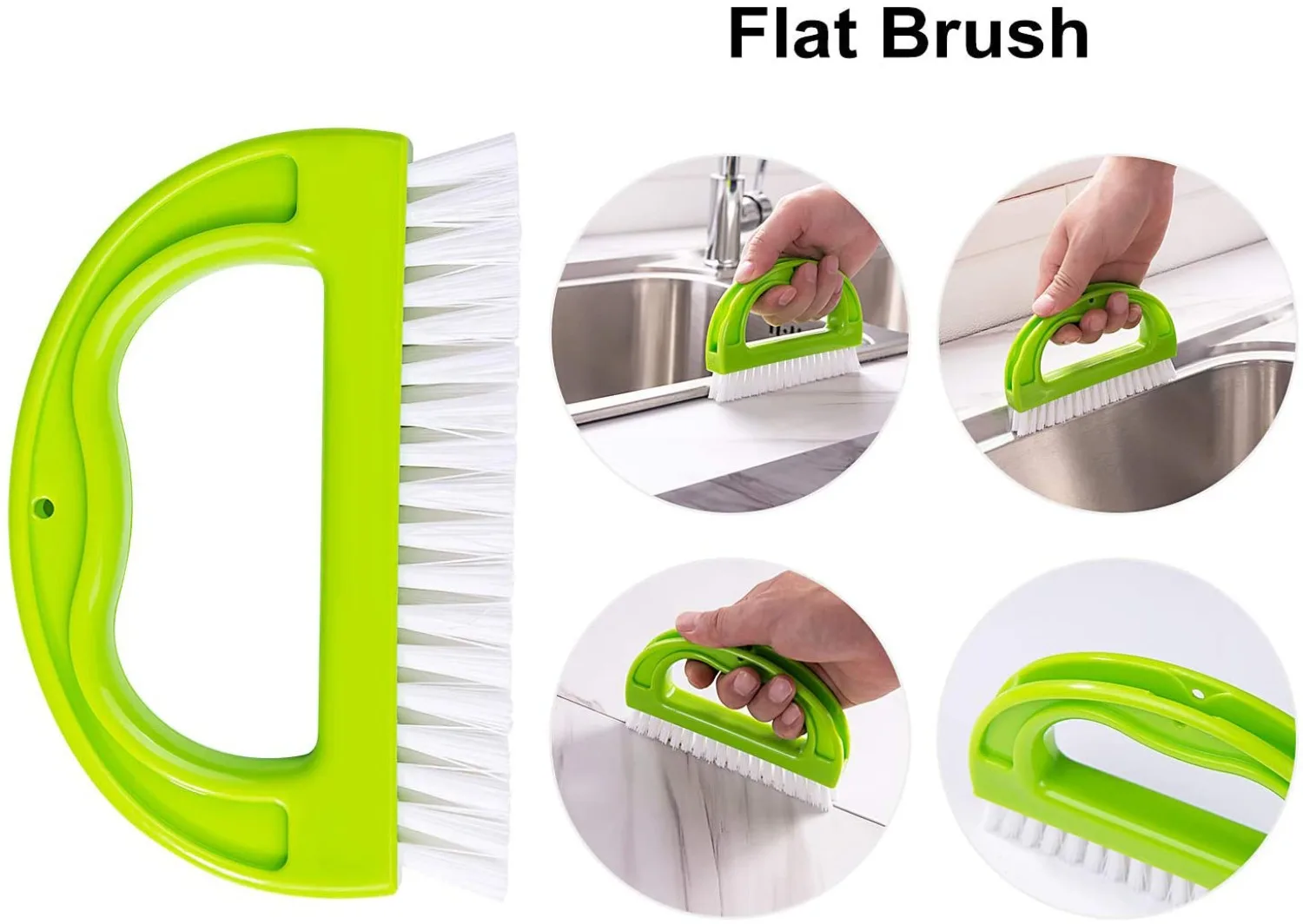 Description Picture 5 of item1/4Pcs Tile Joint Scrub Brush with Handle Perfect for Cleaning Brush Suitable for Window and Door Tracks Stovetops Joints