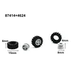 50 58PCS Mini Cars Wheel Axles Pack Tires 8 Models Building Blocks Parts MOC Enlighten Toys For Kids Assembly Small Bricks 4