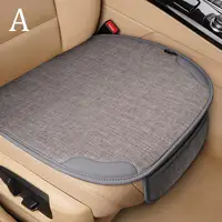 Car Breathable Flax Seat Cover Four Seasons Universal Front Seat Protector Cushion Auto Chair Protect Covers For Cars Interior 1