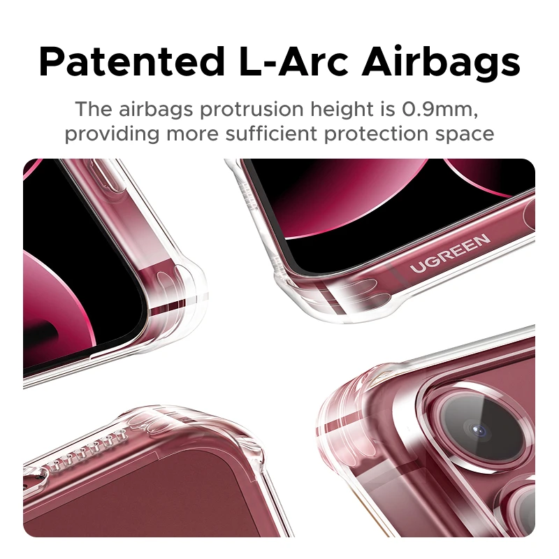 UGREEN Airbag Shockproof Clear Protective Phone Case