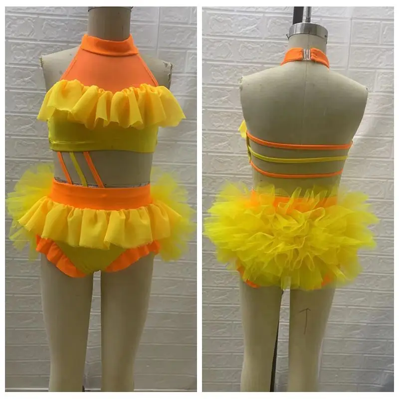 

2024 New dance costume professional jazz dance dress performance dress Lodysuit Latin dress