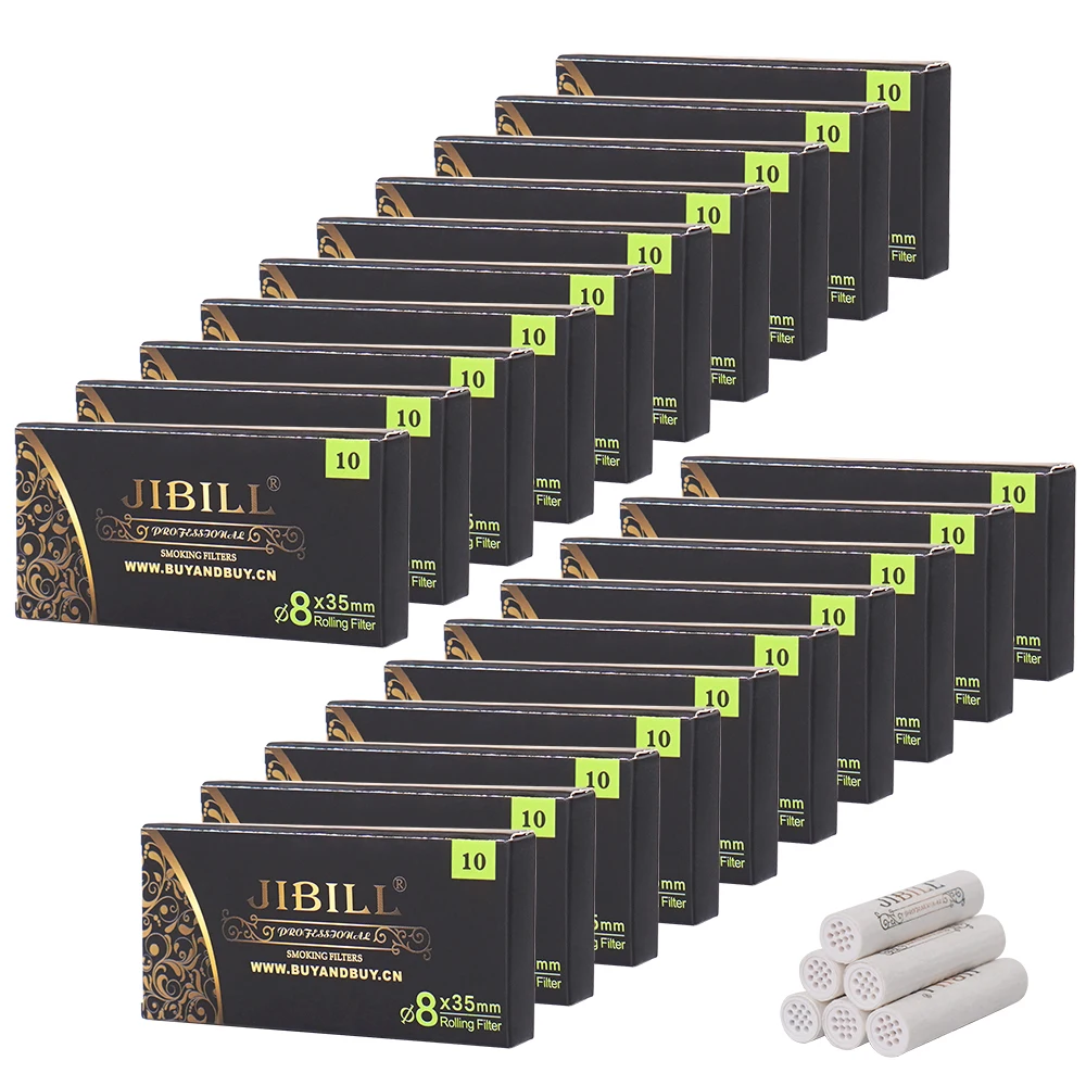 8mm Filter 250pcs for 9mm Tobacco Pipe Channel Disposable Smoking Tools