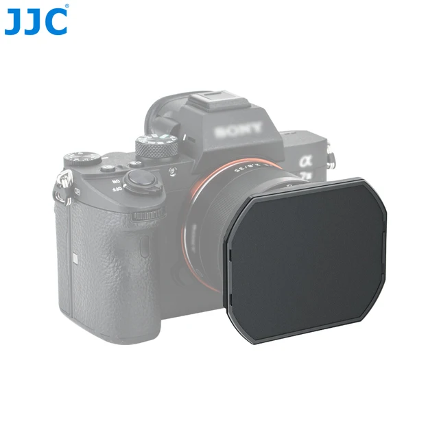 JJC メタルスクエアレンズフード レンズキャップカバー付き Sony