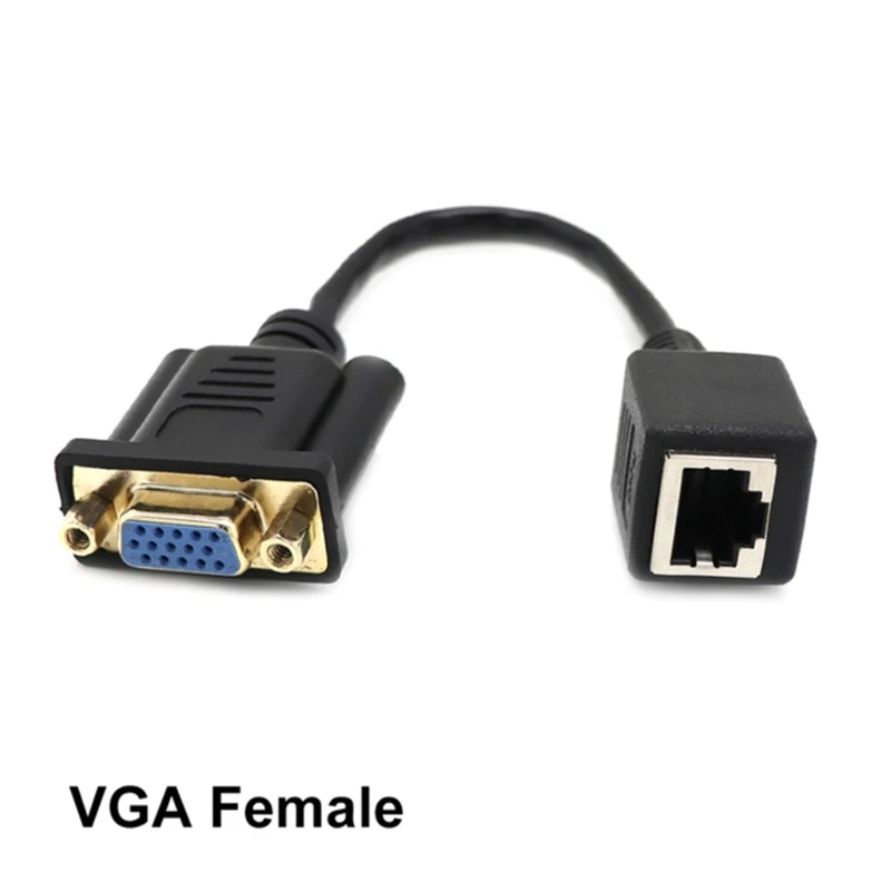 VGA Female to RJ45/VGA Male to RJ45 Ethernet Converter