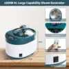4L Sauna Steam Generator Portable Sauna Steamer with Remote Control Home Sauna Steam Pot Stainless Steel Pot 4