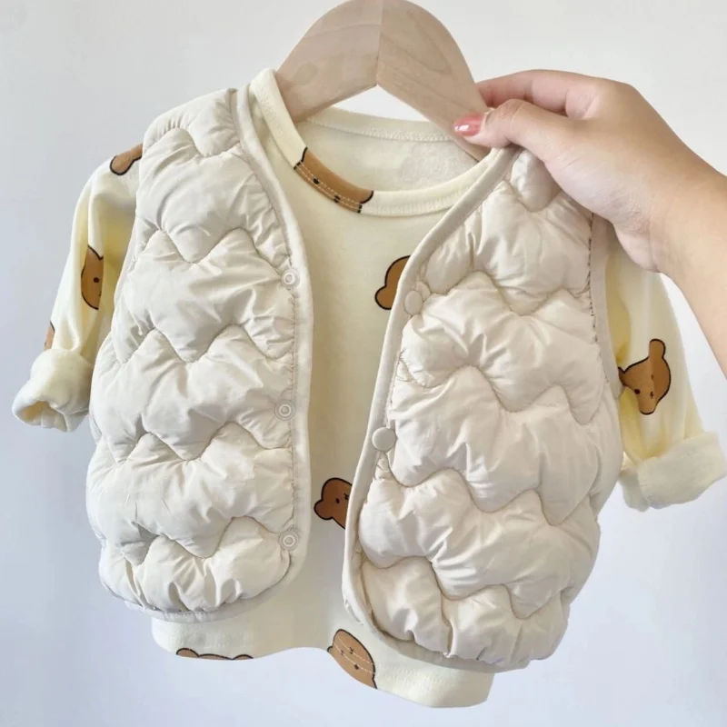 Fashion Kids Hooded Vest Spring Autumn Winter Waistcoats Boys Outerwear Toddler Coats Teenage baby girl clothes baby waistcoat