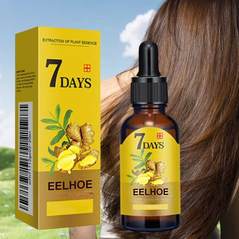 Ginger Hair Growth Serum 2pcs Hydrating Treatment