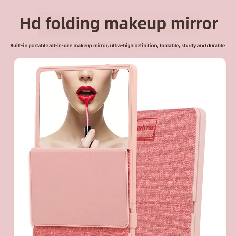 Beauty mirror wireless bluetooth folding keyboard suitable for ipad phablet mobile phone notebook universal portable small
