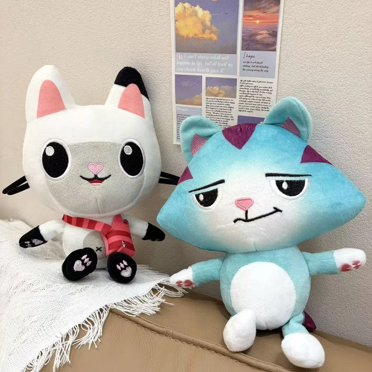Animals Plush Gabby Dollhouse Lovely Plush Gaby Toy Plush House Cat Doll Cartoon Stuffed Animals Mermaid Cat Plushie Dolls