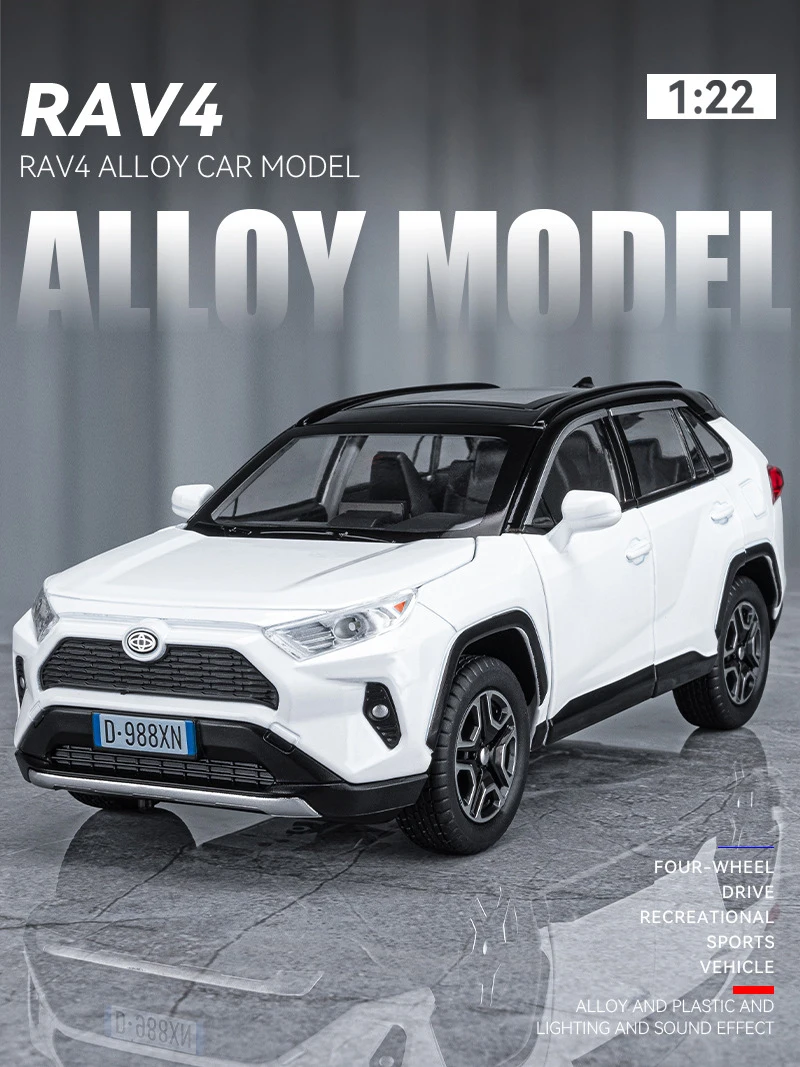 RAV4 SUV 1:22 Ölçekli Model Araba